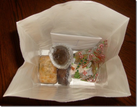Holiday treats, homeless shelter